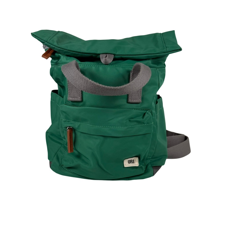 ORI London Bantry B Backpack Green Sustainable Nylon Eco Utility Daypack